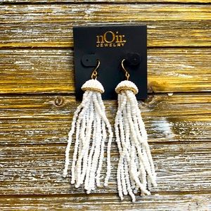 White and Gold earrings